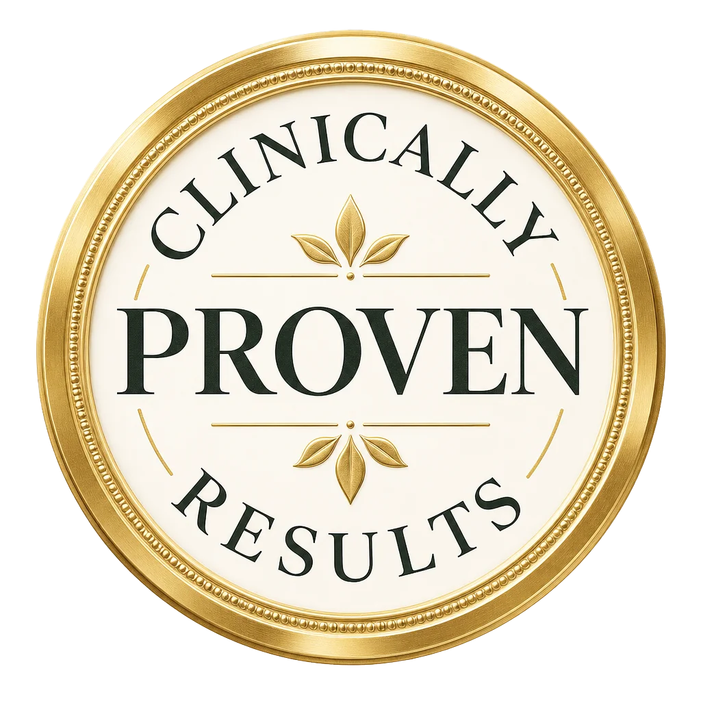 Clinical Proven results badge